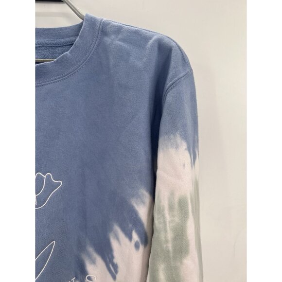 Atticus Crew Neck Fleece Pullover Sweatshirt sz M Medium NWOT Flower Graphic - Picture 4 of 12